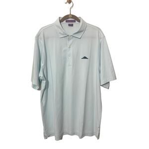 Martin Golf Polo Easy Care‎ Cotton Blend Wade Hampton Logo Embroidered sz XL